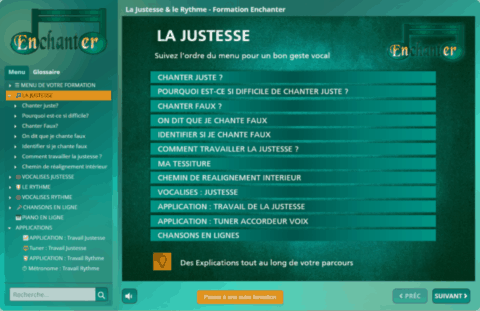 Formation La justesse Formation La justesse