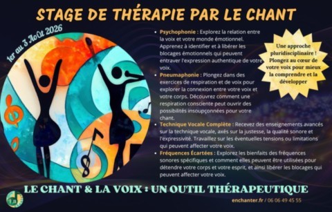 Stage de thérapie par le chant et Vocologie
